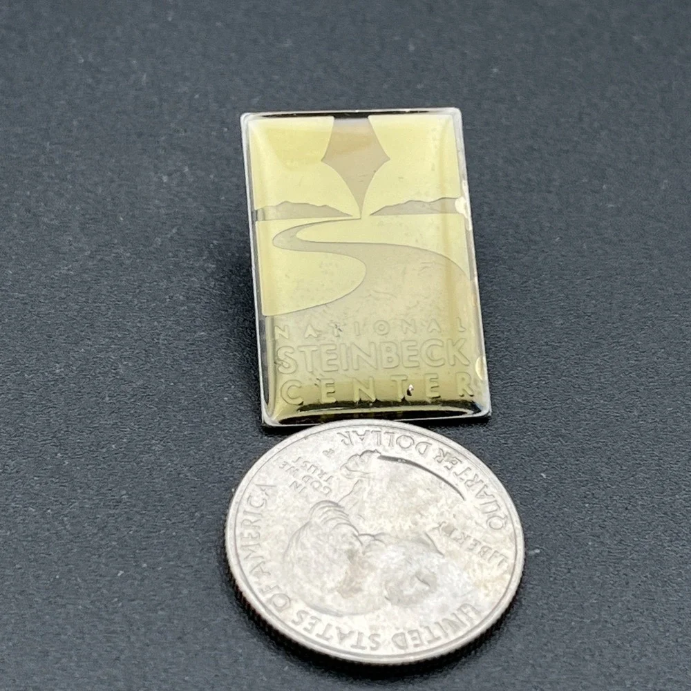 National Steinbeck Center Salinas California John Steinbeck Author Lapel Hat Pin